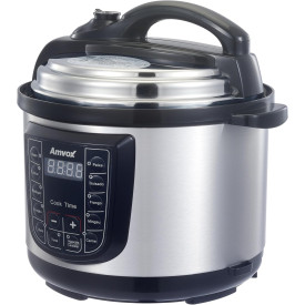 Panela De Pressão Elétrica Amvox 900W APS 050 5L 110V