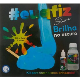 EuQfiz- Kit Para fazer Slime Brilha No Escuro I9 Brinquedos
