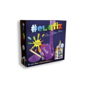 EUQFIZ Slime Kit 1 Clear Slime Glitter BRI0222 I9 Brinquedos