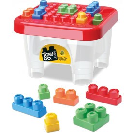 Tchuco blocos de montar mesinha 45 peças samba toys cód. 245