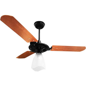 Ventilador de Teto Yris 127v Preto/Mogno