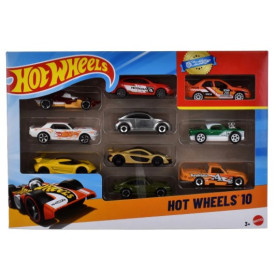 Hot Wheels Kit Com 10 Carrinhos Sortidos 54886 Mattel Consultar Modelos Disponíveis
