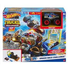 Hot Whells Monster Trucks Pista Arena De Demoliçao Desafios HNB87 - Mattel