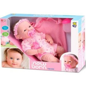 BONECA DIVER NEW BORN FAZ XIXI 8046 DIVERTOYS