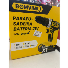 Parafusadeira S; Fio 21V Amarela BOM-9961