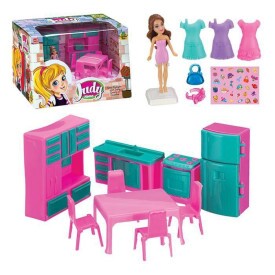 BONECA COLECAO JUDY HOME COZINHA 0402 SAMBA TOYS