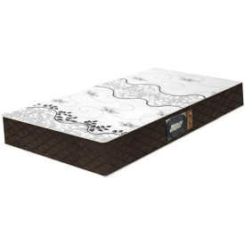 Colchão Solteiro Espuma D28 Gazin Confort Soft Liso 14x188x78 Marrom