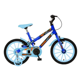 BICICLETA BIC ARO 16 COLLI SPINOSSAURO AVENTURAS A.16 S/M MASC AZUL D