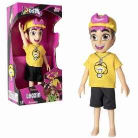 Boneco Leozin Grupo dos Rosa Youtuber Vinil articulado Novabrink 1272