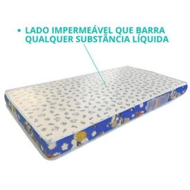Colchão Baby Berço D18 130x60x10 Physical Nacional Azul Ortobom