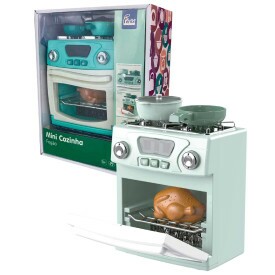 Mini cozinha Fogão Som Luz com Acessórios Fenix LKC-990