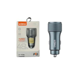 Carregador Veicular 48W USB-C LE-535 Lelong