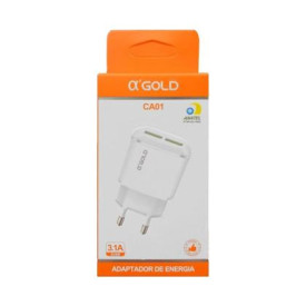 Carregador Turbo 3.1A 2 USB V8 CA19-8 Gold