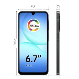 Celular Samsung Galaxy A17 4G 128GB SM-A175F/DS SM-A175FZKLZTO PRETO QUADRIBAND