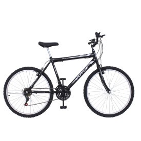 Bicicleta Aro 26 Traid 21 Marchas  Freio V Brake Preto Voyce