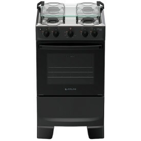 Fogão 4 Bocas Monaco Plus Automático Biv Mesa Inox Preto Atlas