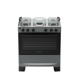 Fogão 5 Bocas Titanium com Mesa Inox Atlas Mônaco Plus Bivolt