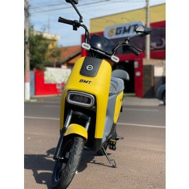 Bicicleta Elétrica New City GMT Amarela 500w