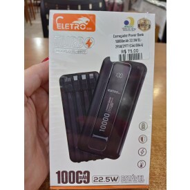 Carregador Power Bank 10000Ah 2958 / 2977 EL- 2977 Turbo cód 0044