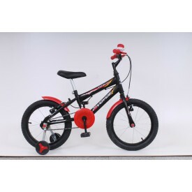 Bicicleta Aro 16 Voyce Veloz Preta/Vermelha