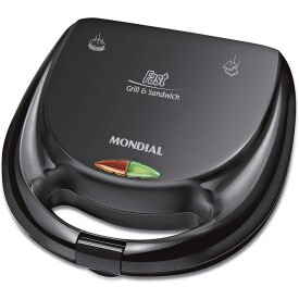 Sanduicheira  Preta 110V - S-12 MONDIAL 