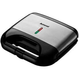 SANDUICHEIRA E GRILL AMVOX AMS 500 BLACK 110V