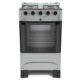 Fogão Mueller 4 bocas Titânio com acendimento automático MFI4BB