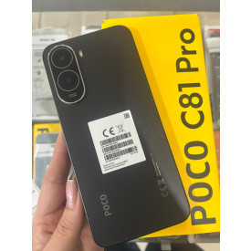 Celular Xiaomi Poco C81 4/1258G tela 6.9 Black