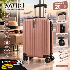 Mala Para Viagem 20 Austria - Gold Rose B08-PP