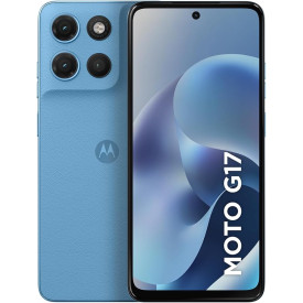 Celular Motorola Moto G17 256GB XT2623 PBBJ0031BR Azul Claro QUADRIBAND