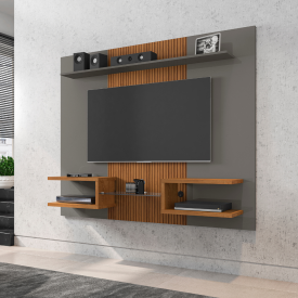 Painel Atlas Titanium Nature Ripado TV 55 2076135 Bechara 