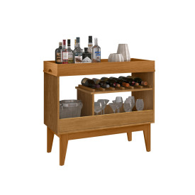 Adega Dakar 7 Garrafas Tebarro Nature Madeira Sala