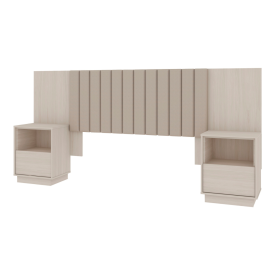 Cabeceira Box Lizz Casal Queen Mesa Cabeceira 138 a 158 Robel Aspen FORA DE LINHA