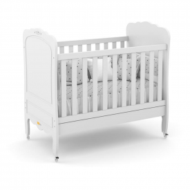 Berço Provence com Rodízios Matic Branco Soft 61059 Quarto Bebe