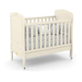 Berço Provence com Rodízios Matic Off White 61505 Quarto Bebe