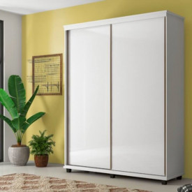 Roupeiro Versatti Porta de Corrrer Branco 07600BC Fabrimóveis