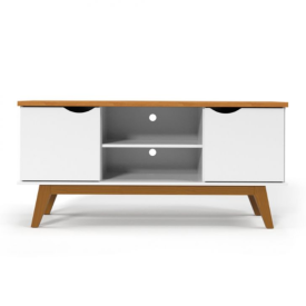 Rack Prism 1.4 Branco Cinamomo Patrimar Móveis Sala  