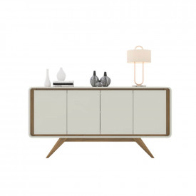 Buffet Channel 100% MDF Nature Off White 03030NW Fabrimóveis