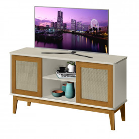 Buffet Denver 2 Portas Tebarrot Off White Madeira Sala