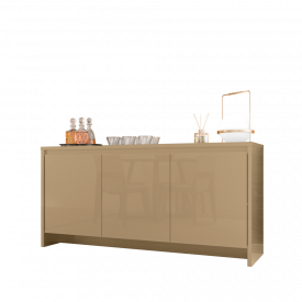 Buffet Madri 3 Portas Champagne Casa D Móveis Sala