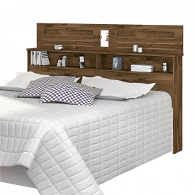 Cabeceira Solteiro Florença 0,90 Detalhe Espelho Malbec Vitamov