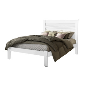 Cama Casal Dallas III Tebarrot Moveis Branco Quarto