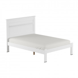 Cama Casal Dallas II Tebarrot Moveis Branco 1.40 Quarto