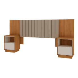 Cabeceira Box Lizz Casal Queen Mesa Cabeceira 138 a 158 Robel Camaru Pérola FORA DE LINHA