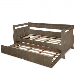 Cama Bibox Bari Tebarrot Carvalho Bicama Solteiro Quarto