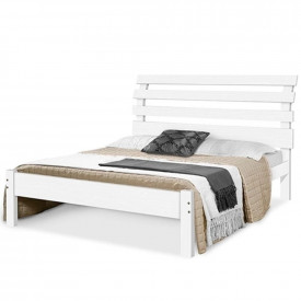 Cama Casal Rebeca 1,40 Atraente - Branco