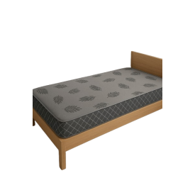 Colchão Solteiro D20 Supremo 12x0,88x1,88 Cinza/Preto Ofertamo