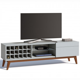 Rack Classic Imcal Com Adega 1.8 1209 Branco Sala Para Tv FORA DE LINHA 