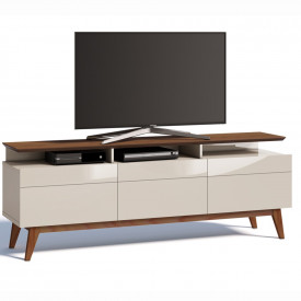 Rack Classic Mais 3 Gavetas 1.8 Imcal 11375 Off White Freijó