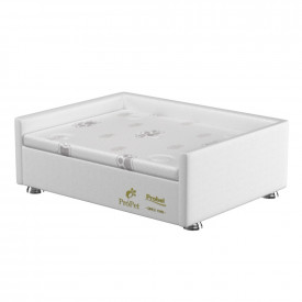 CAMA BOX PET PROPET LUXO PEQUENO PORTE 45CM X 55CM CEA BRANCO PROBEL